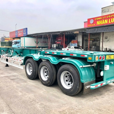 Sơmi Rơmooc Xương CIMC Dongguan 40feet - 3 trục - 12 - Khoá - Lốp 11R22.5